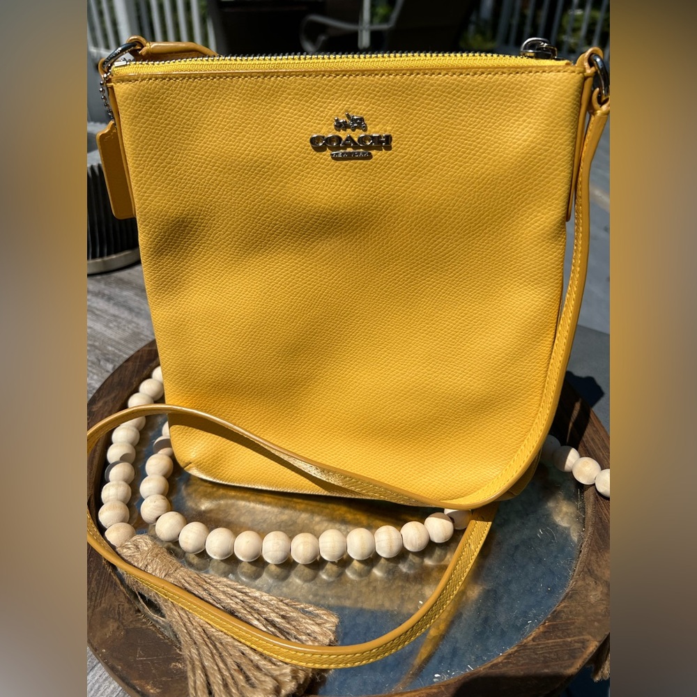 Coach Vibrant Yellow Crossbody Bag